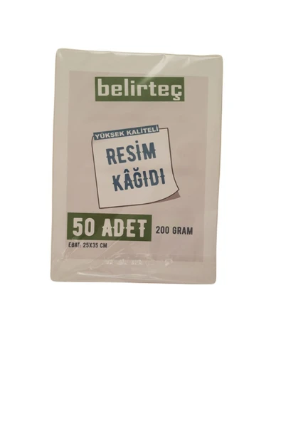 Doğasever Yüksek Kaliteli Resim Kağıdı 50 Adet 200 gram 25x35 Cm (TABAKA RESİM DEFTERİ) - Resim 3