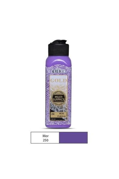 Artdeco lisans kırtasiye Mor Gold Akrilik Boya 140 ml 250 P: 63024 ürün görseli 1
