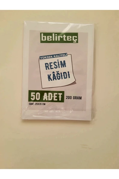 Doğasever Yüksek Kaliteli Resim Kağıdı 50 Adet 200 gram 25x35 Cm (TABAKA RESİM DEFTERİ) ürün görseli 1