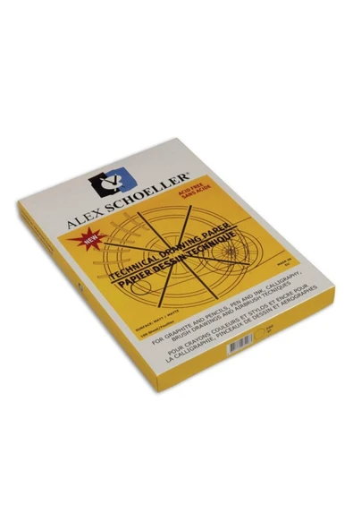 Alex Schoeller Alex Teknik Resim Kağıdı A3 200 Gr. 10'lu Damgalı Şöhler - Resim 2