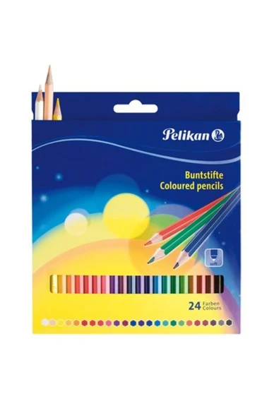 Kampus Kırtasiyem Pelikan Kuru Boya Kalemi 24lü Kutu ürün görseli 1