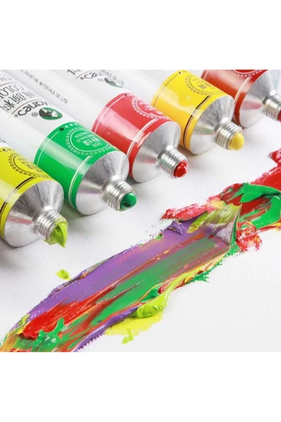 Marie's art Yağlı Boya Seti 12 ml 12 FARKLI RENK E1381 - Resim 4