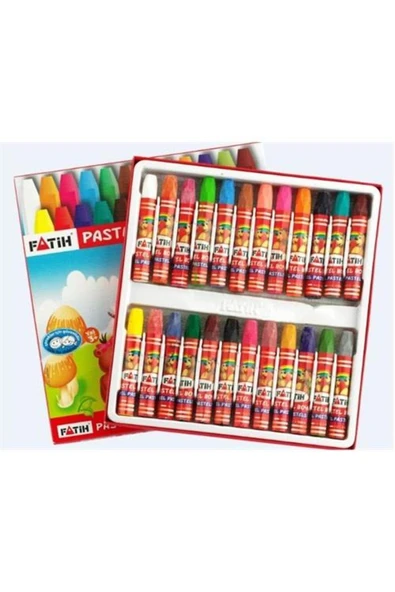 Fatih Kırtasiye Pastel Boya 24 Renk King Size Kutulu FA50340PB24RKS ürün görseli 1