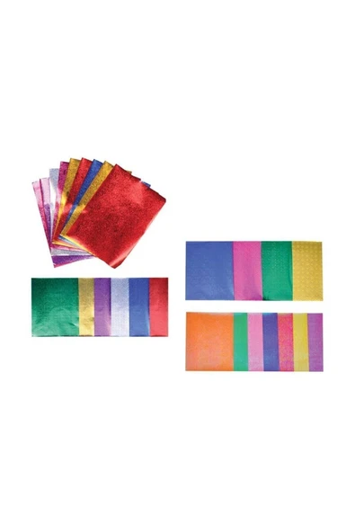 KESKİN COLOR Keskin Hologram Yıldızlı A4 Elişi Kağıdı 10 Lu Paket (180016) ürün görseli