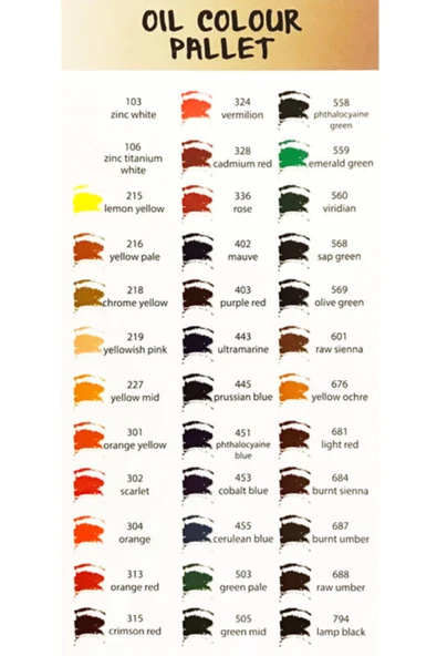 Marie's art Yağlı Boya 50 Ml. 215 Lemon Yellow 1 Adet - Resim 6