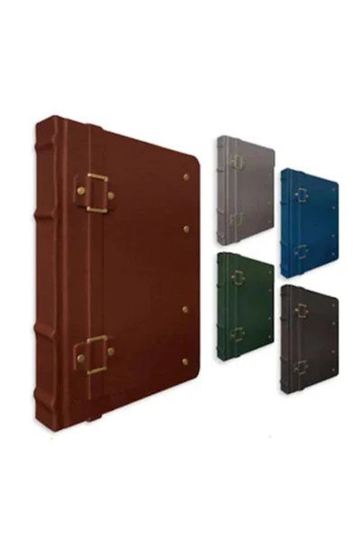 Gıpta Fırenze 17x24 Cm 160 Hafif Yaprak Çizgisiz Deri Kapaklı Defter ürün görseli 1