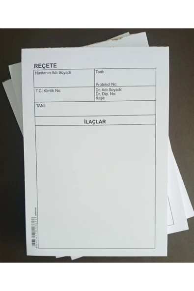 DEFTERSAN Reçete A5 100 yaprak 3 adet ürün görseli 1