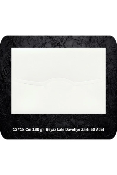 Yener Fotokopi Ile Baskıya Uygun 160 Gr.13*18 Cm Davetiye Zarfı Saten Beyaz 1. Kalite 50 Adet - Resim 3