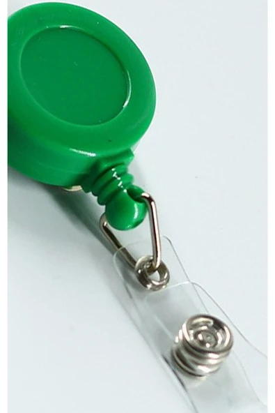 Kampus Kırtasiyem Yeşil Yaka Kartı Aksesuarı Kart Yoyosu Plastik Yoyo Yaka Kartlığı Yaka Ipi Boyun Askı Ipi ürün görseli