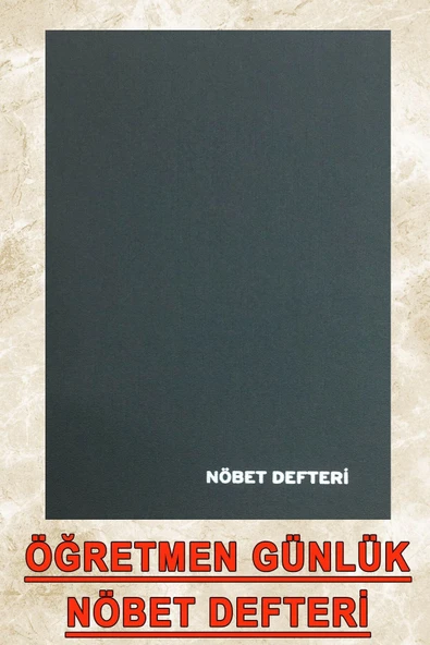 Gülpaş Nöbet Defteri Öğretmen Ciltli 100 Yp. 22x32 Cm ürün görseli