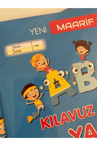 Mavi Boncuk Yeni Maarif Modeli Büyük Boy Güzel Yazı Defteri 2 Adet - Resim 3