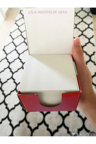 Kampus Kırtasiyem 1 Adet X 500 Yaprak Küp Not Kağıdı 8x8 Cm / Not Kağıdı / Küp Blok Not / 1x500 Yaprak Not Kağıdı - Resim 5