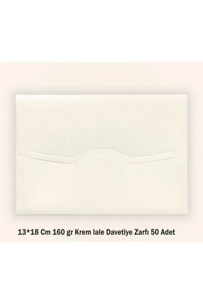 Yener Fotokopi Ile Baskıya Uygun 160 Gr.13*18 Cm Davetiye Zarfı Saten Krem 1. Kalite 50 Adet - Resim 4