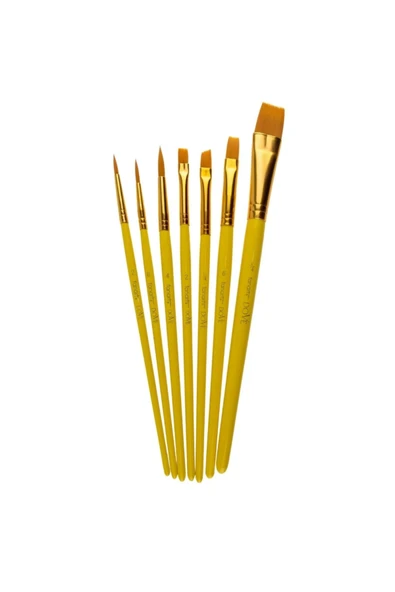 Artdeco lisans kırtasiye Akrilik Boya 500 Ml 6'li Set + Fanart No:3 Fırça Set - Resim 2