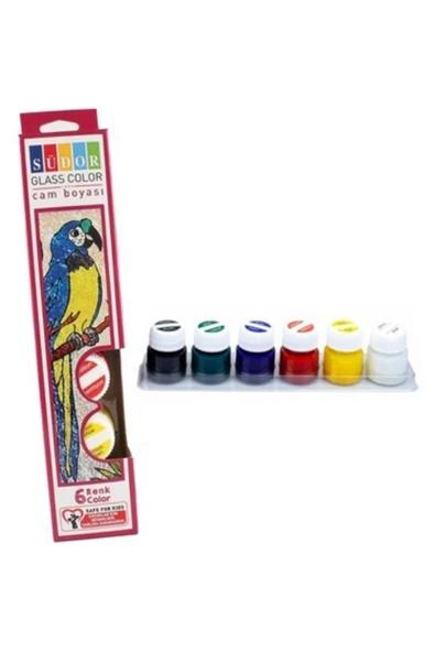 Südor 321s Cam Boyası Su Bazlı 15 ml 6 Renk ürün görseli 1
