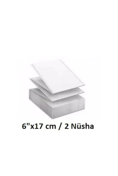 Kampus Kırtasiyem Bilir Kantar Fişi 6"x17 Cm-2 Nüsha-1000 Adet ürün görseli 1