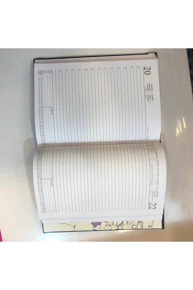 Kampus Kırtasiyem 2026 Defter Ajanda 17x24 Cm Cilt Bezi Sert Kapak 1 Adet - Resim 2