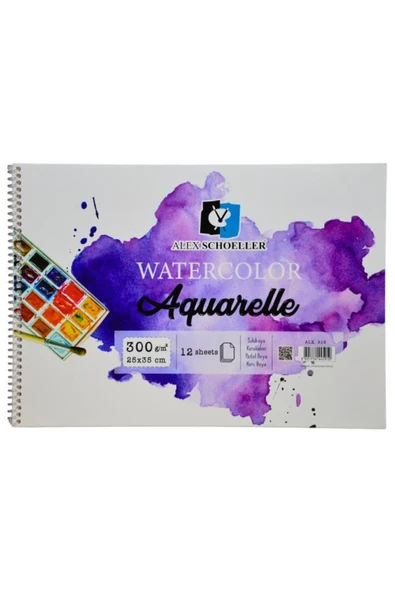 Temel Alex Schoeller Watercolor Aquarelle 25x35 cm 919 ürün görseli 1