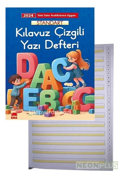 NEON PLUS Yeni Müfradat Güzel Yazı Defteri A4 19x27 cm 24 Yaprak 1 Adet Standart Kılavuz Çizgili Yazı Defteri ürün görseli 1