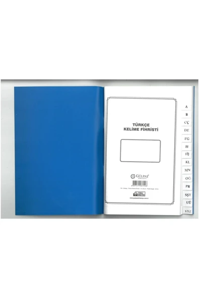 Lizy collection Türkçe Kelime Defteri 154 14*20 - Resim 2