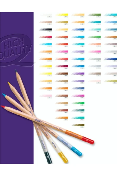 Holland bruynzeel Toz Pastel Boya Kalemi No: 57 Mavi-mor ürün görseli 1