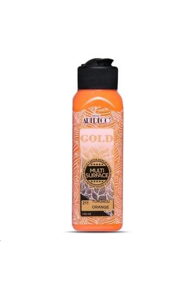 Artdeco lisans kırtasiye Turuncu Gold Akrilik Boya 140 ml 215 P ürün görseli 1