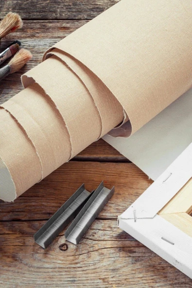 Kampus Kırtasiyem 50x70cm Dikdörtgen Arkadan Zımbalı Yüksek Kaliteli Astarlı Hazır Tuval Boş Tuval Tablo - Resim 6