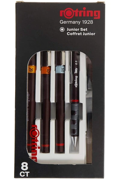 Rotring Rapido Kalemi Junior Set 3+1 0.2-0.4-0.6 Mm S0699340 ürün görseli 1