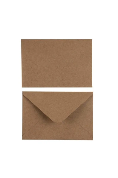 Kampus Kırtasiyem 250 Adet Mektup Zarfı 13x18cm 100gr. Kraft - Resim 6