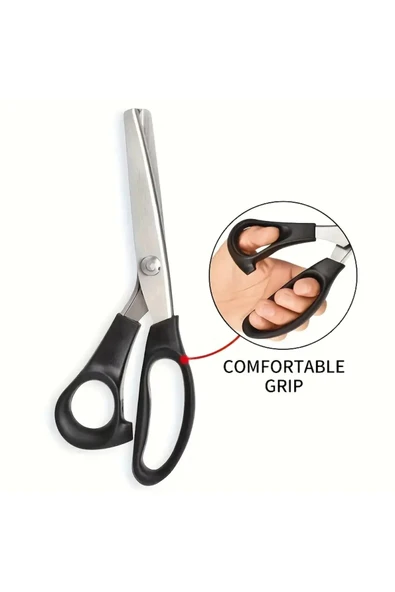 Kampus Kırtasiyem Sülfile Terzi Makas- Sürfile Zikzak Kesim Makas - Resim 3