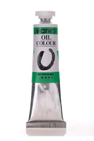 Marie's art Oil Colour Yağlı Boya 50ml 505 Green Mid ürün görseli 1
