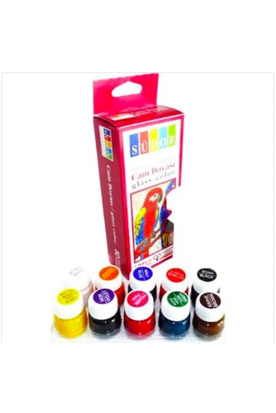 Südor Cam Boyası 10 Renk 15 ml - Resim 2