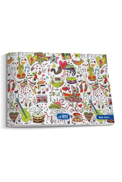 UMUT DEFTER Defter A5 Karton Kapak müzik Defteri ürün görseli 1