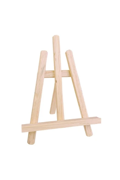 Ulutaş Sanat Masaüstü Şövale Üç Ayaklı, Resim Şövalesi, 25x35 Tuval 2 Adet - Resim 2