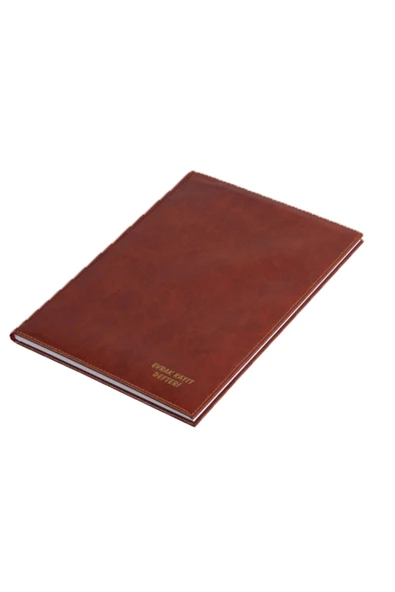 Gülpaş Kırtasiye Evrak Kayıt Defteri Suni Deri 100 YP 22x32 375 ürün görseli 1