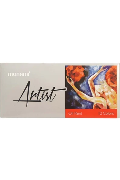 Monami Artist Yağlı Boya 12 Renk 8680596685199 ürün görseli 1