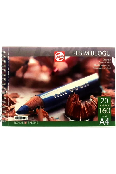 Kampus Kırtasiyem Mc RESİM BLOĞU A4 - 160 GR - 20 YP - SPİRALLİ Star Store 971631 ürün görseli 1
