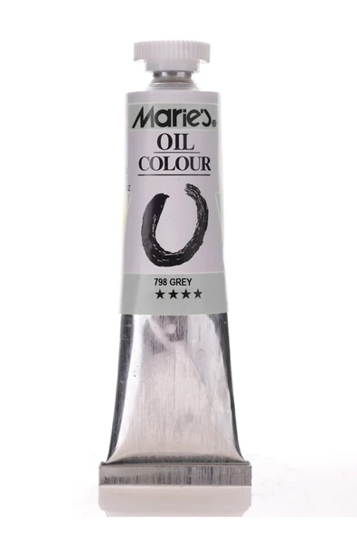 Marie's art Oil Colour Yağlı Boya 170ml 798 Grey ürün görseli 1
