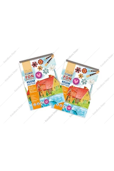 Gıpta Fon Kartonlu Resim Defteri 25x35 Cm 25 Yaprak ürün görseli 1
