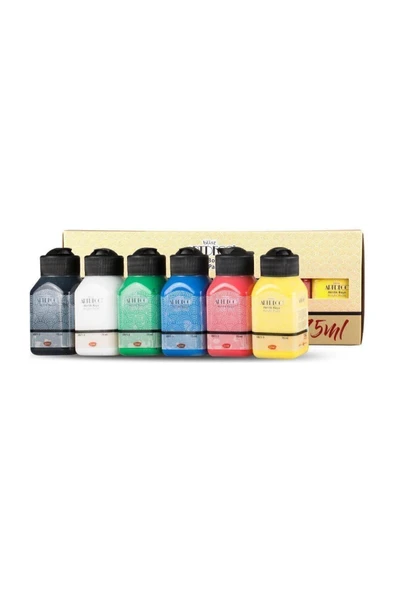 Artdeco lisans kırtasiye Çocuklar Için Akrilik Boya Seti + 120 Cm Şövale + 35x50 Tuval - Resim 2