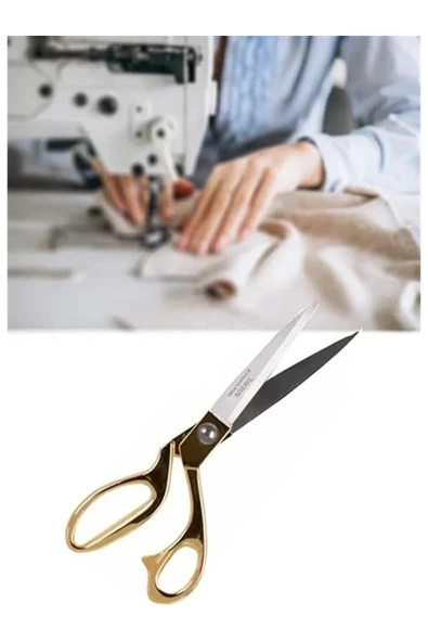 Kampus Kırtasiyem Kumaş Kot Deri Kesim Profesyonel Terzi Makası Çelik Büyük Boy ürün görseli 1