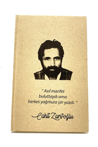 Kampüs Kırtasiyem Sert Kapak Cahit Zarifoğlu Not Defteri Planlayıcı Ajanda 13x21 cm ürün görseli 1