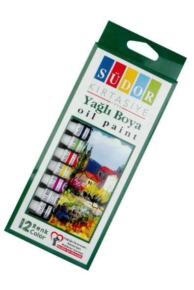 Südor Yağlı Boya Seti Sudor 12 Renk 9 ml ürün görseli 1
