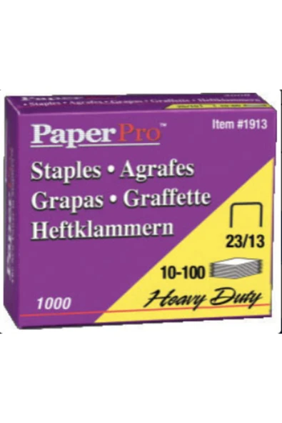 PaperPro 1913 Beyaz Zımba Teli 1000 Adet 100 Yaprak ürün görseli