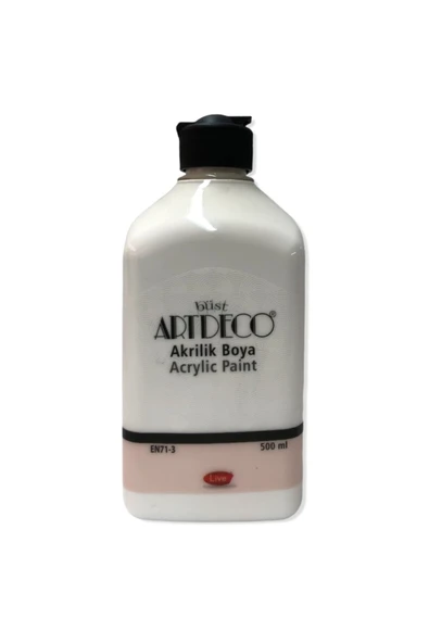 Artdeco lisans kırtasiye Akrilik Boya BEYAZ 3619 - 500ml ürün görseli 1