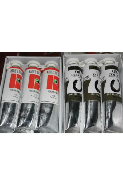 Marie's art 684 Oil Colour Burnt Sienna 50 Ml 1 Adet - Resim 3