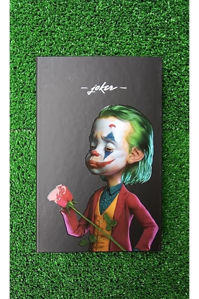 Cappi Joker Figürlü Çizgili Defter ürün görseli 1