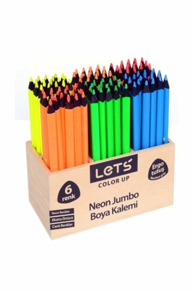 LET'S HAVE FUN Neon Jumbo Kuru Boya Kalemi ürün görseli 1