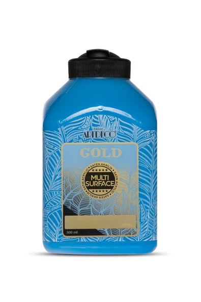 Artdeco lisans kırtasiye Gold Multi Surface Saten Akrilik Boya 500ml 269 Royal Mavi ürün görseli 1