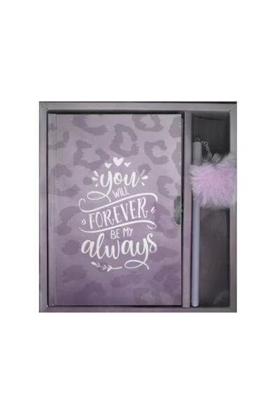 Mikro Şahin Kırtasiye Hatıra Defteri Kutulu ve Kalemli Md-135 (Karışık Renk 1 Adet) ürün görseli 1